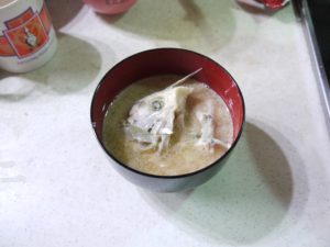 ウマヅラハギ　ウマズラハギ　がら汁　味噌汁　肝汁　肝味噌汁